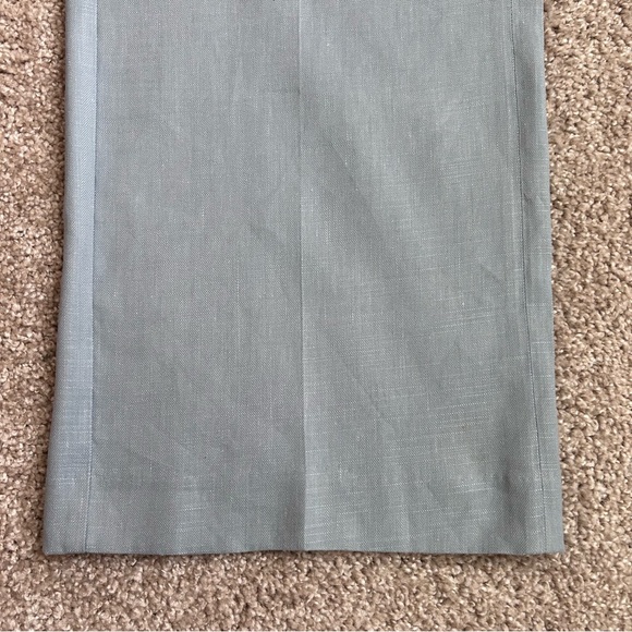 New with Tags Talbots Women’s Light Blue Linen Blend Wide Leg Pants Size 6P - Picture 2 of 8